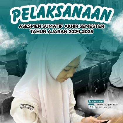 Pelaksanaan Asesmen Sumatif Akhir Semester Tahun Ajaran 2024/2025