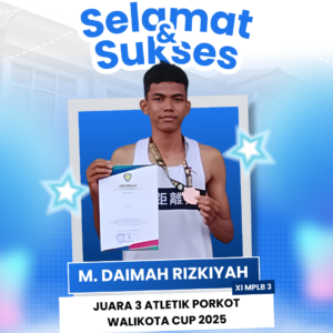 SKANSA Bangga! M. Daimah Rizkiyah Raih Juara 3 Atletik di PORKOT Walikota Cup 2025