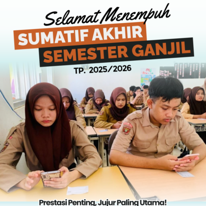 Semangat Juang di Meja Ujian: Murid SMKN 1 Bandar Lampung Tempuh Sumatif Akhir Semester Ganjil 2025/2026
