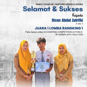 Skansa Hebat! Rivan Abdul Zulrifki Sabet Juara 1 Lomba Rangking 1 di Accounting Competition Action III